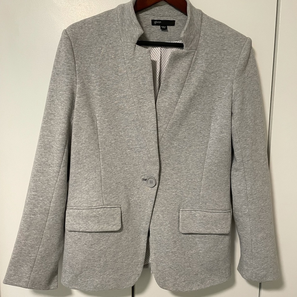 Notch Collar Sweater Blazer from Gibson
